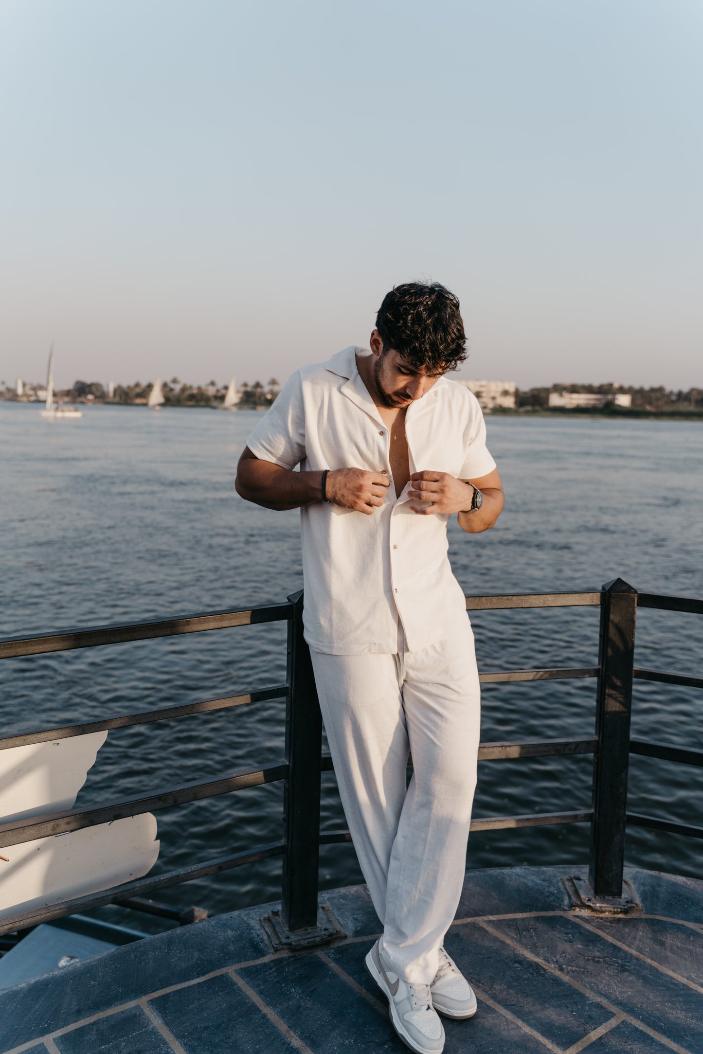 Santorini Chemise- Off White