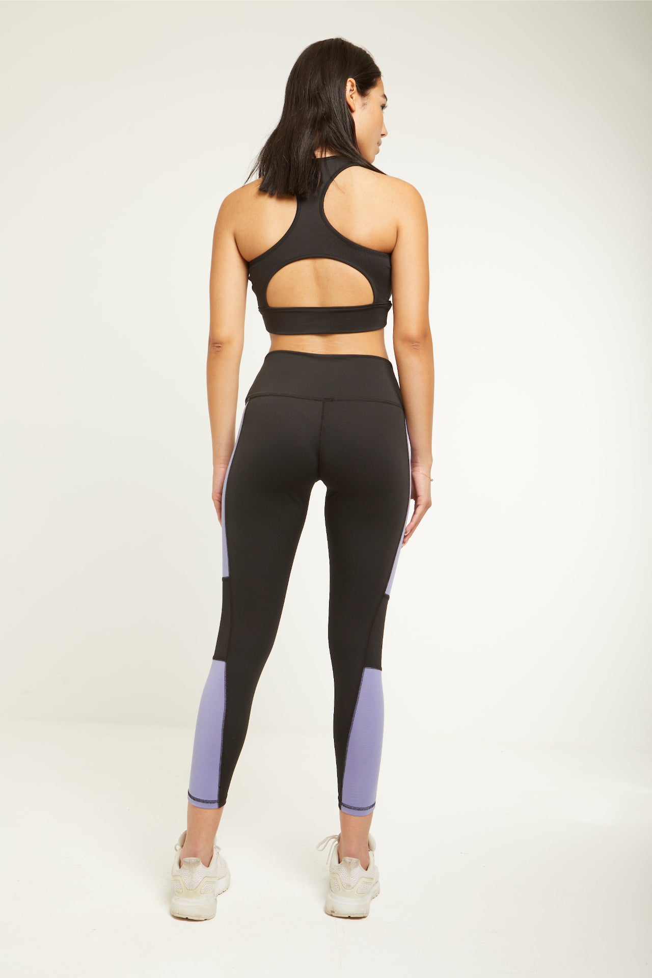SIDE PANEL LEGGING-LILAC