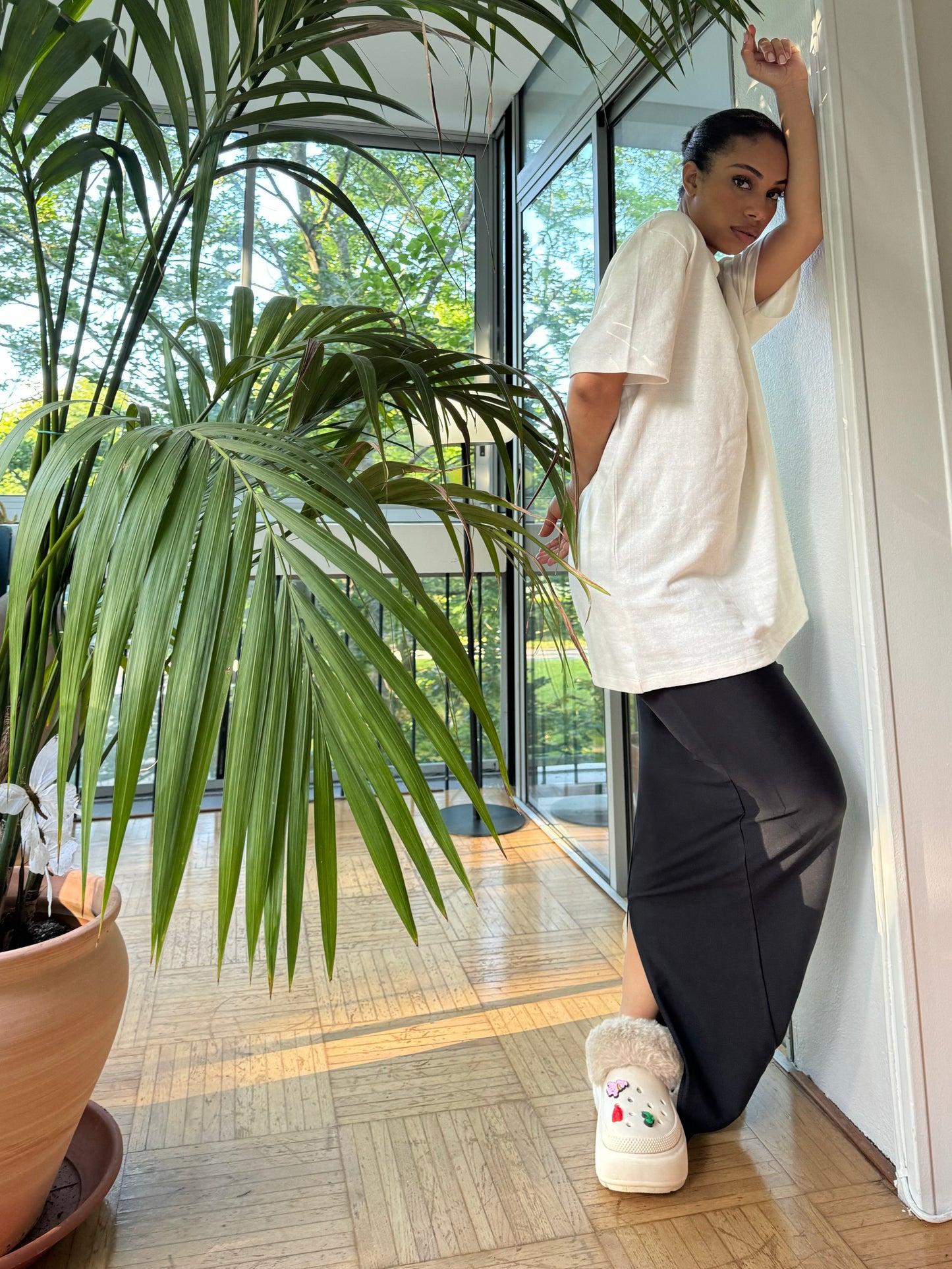 Greek Tee- Off White