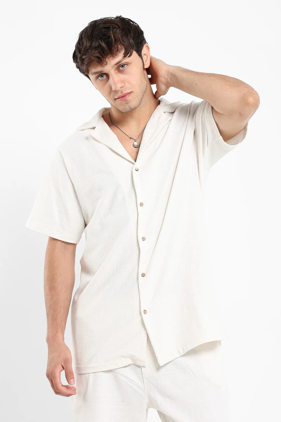 Santorini Chemise- Off White