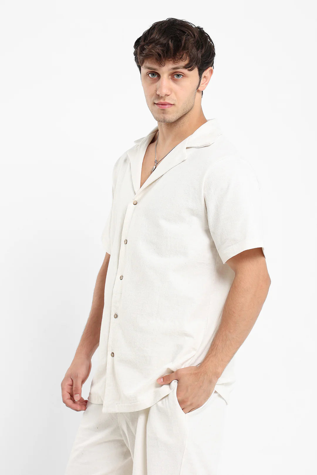 Mykonos Waves Shorts- Off White