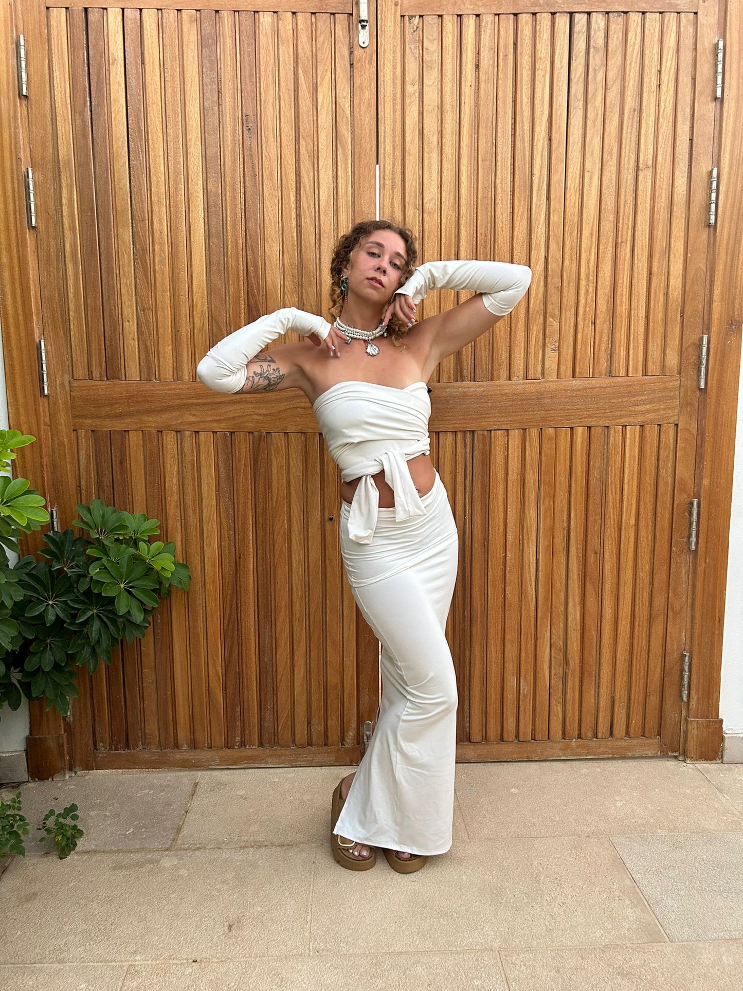 BodySculpt Skirt- Vanilla White