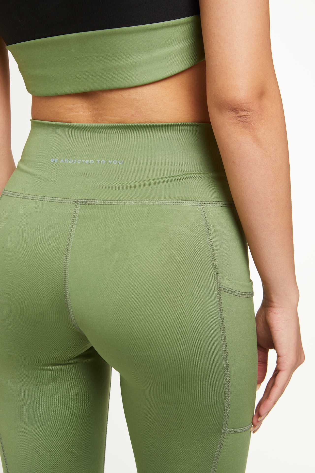 HIIT HUSTLE LEGGINGS-KHAKI