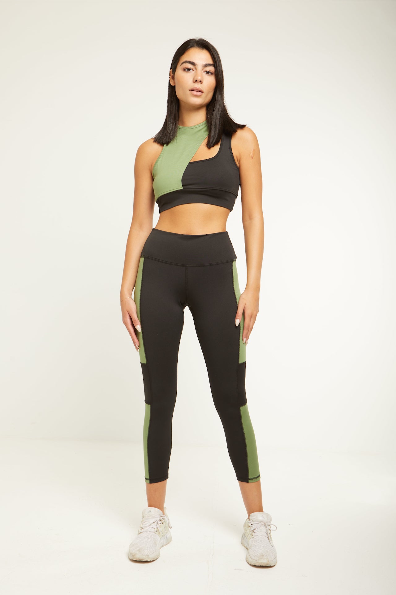 SIDE PANEL LEGGING-KHAKI